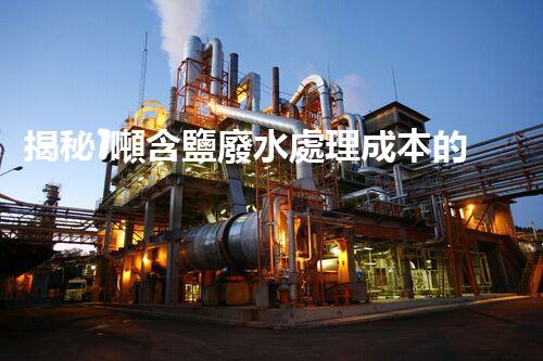 揭秘1噸含鹽廢水處理成本的驚人真相？